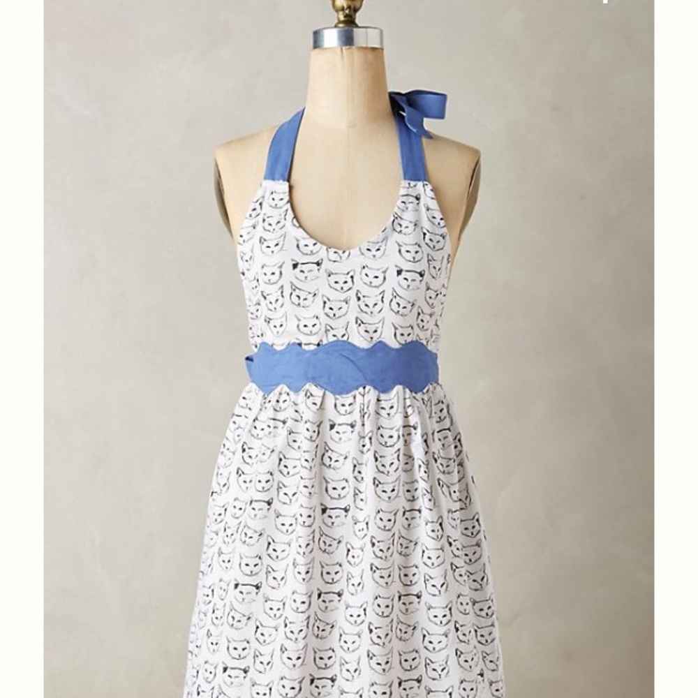 ISO!! Anthropologie Cat study apron!!